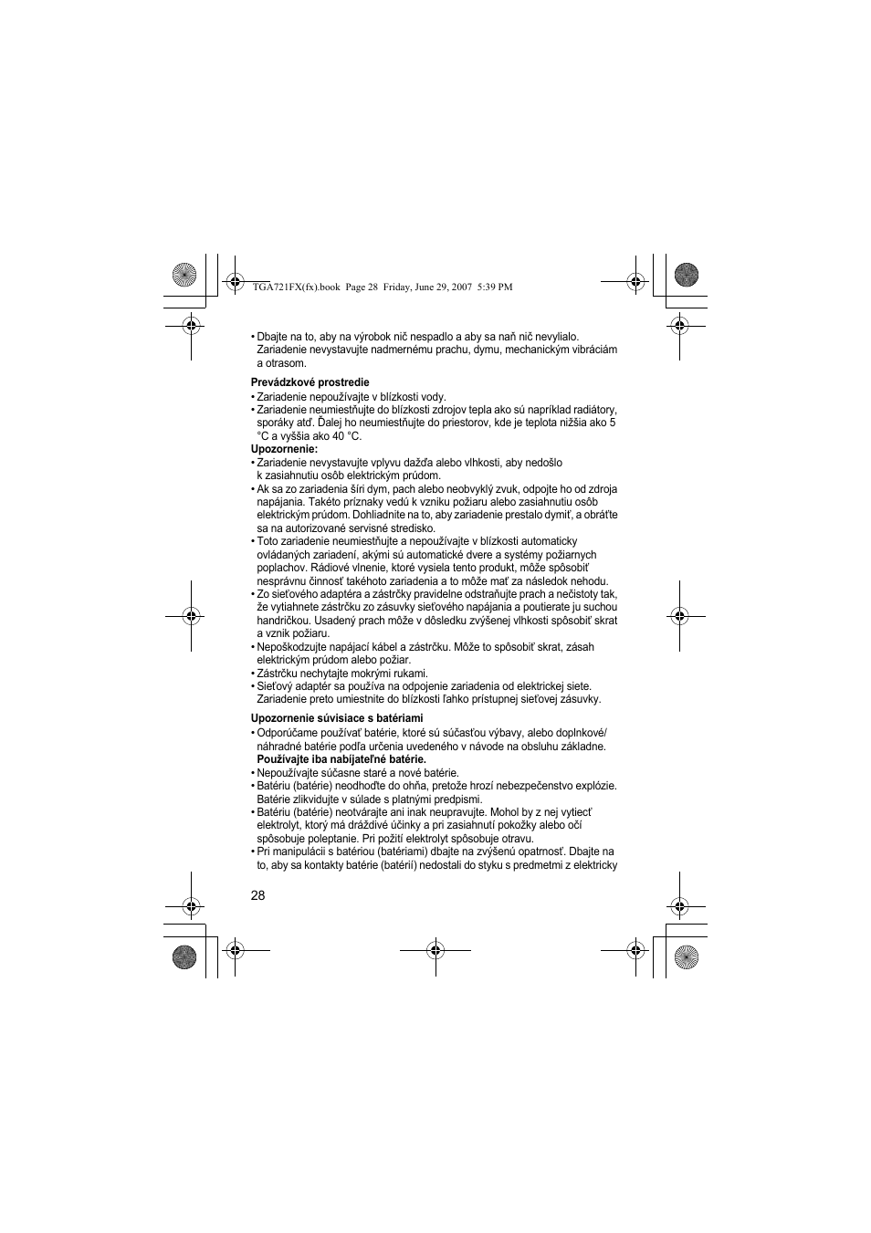 Panasonic KXTGA721FX User Manual | Page 28 / 40