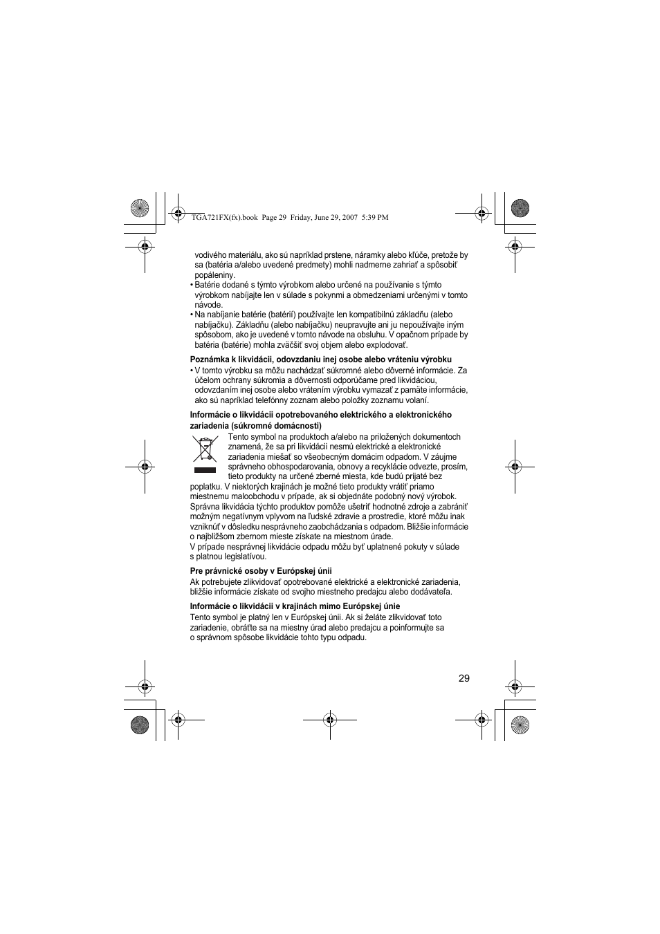 Panasonic KXTGA721FX User Manual | Page 29 / 40