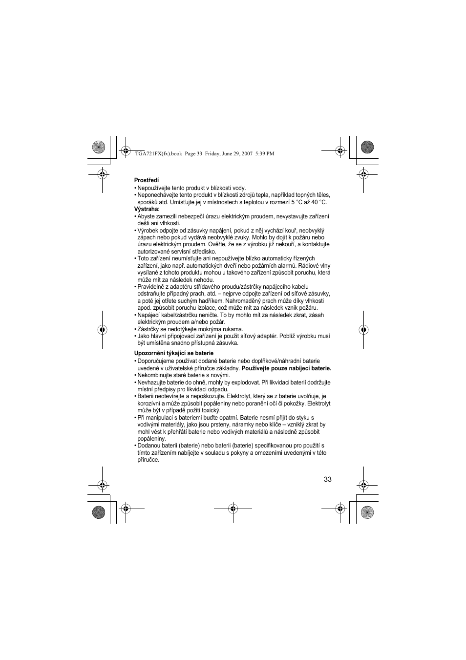 Panasonic KXTGA721FX User Manual | Page 33 / 40