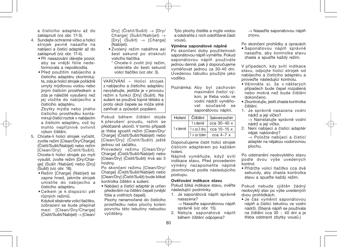 Panasonic ES8168 User Manual | Page 80 / 112