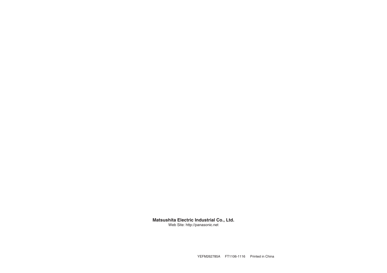 Panasonic CQC3305N User Manual | Page 36 / 36