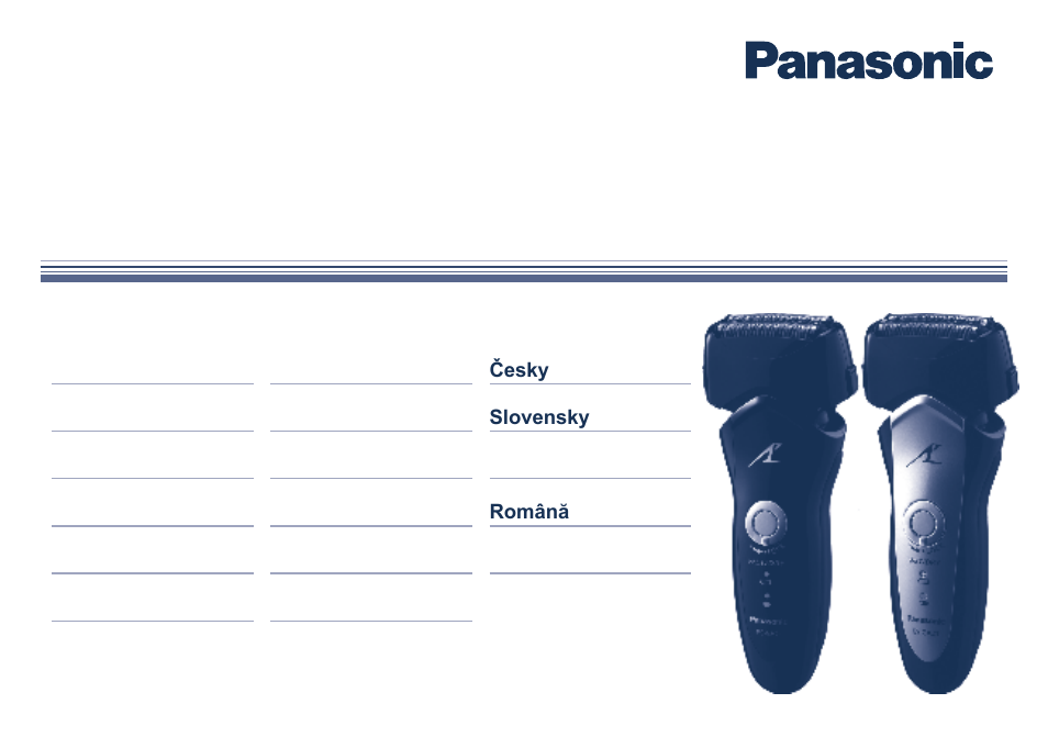 Panasonic ESGA21 User Manual | 108 pages