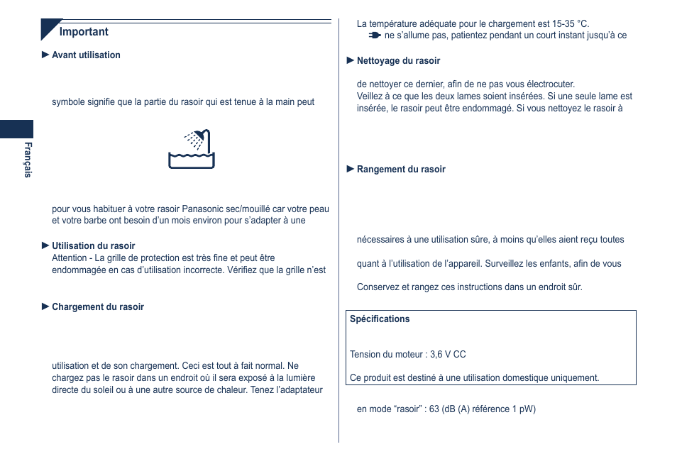 Panasonic ESGA21 User Manual | Page 14 / 108