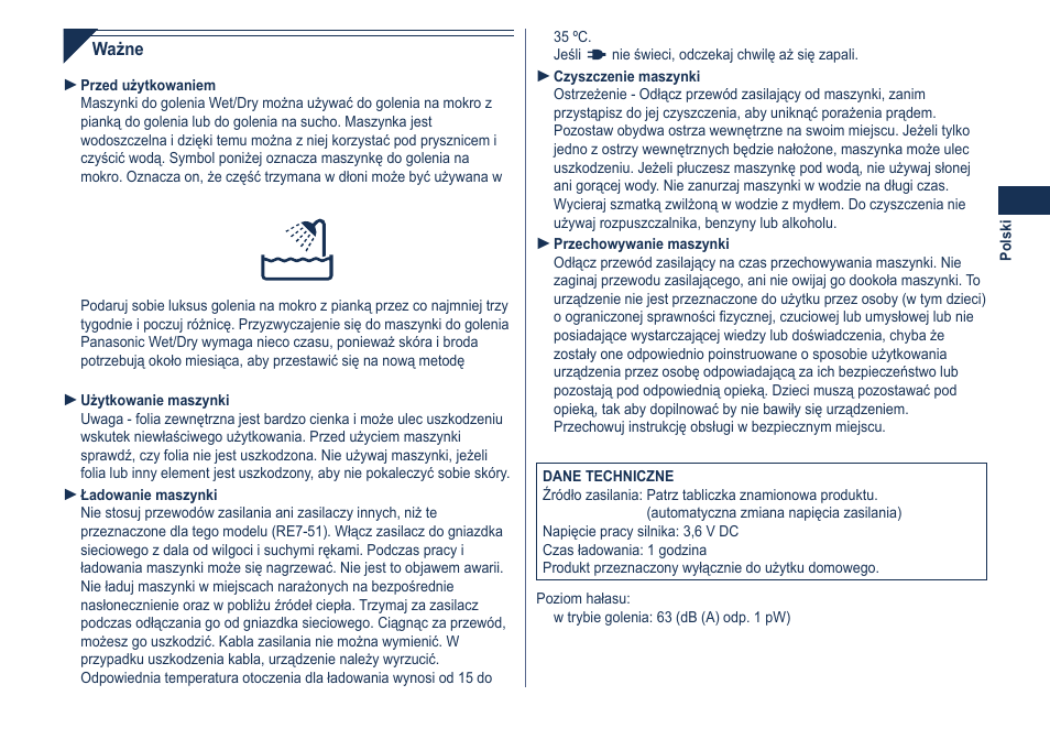 Panasonic ESGA21 User Manual | Page 69 / 108