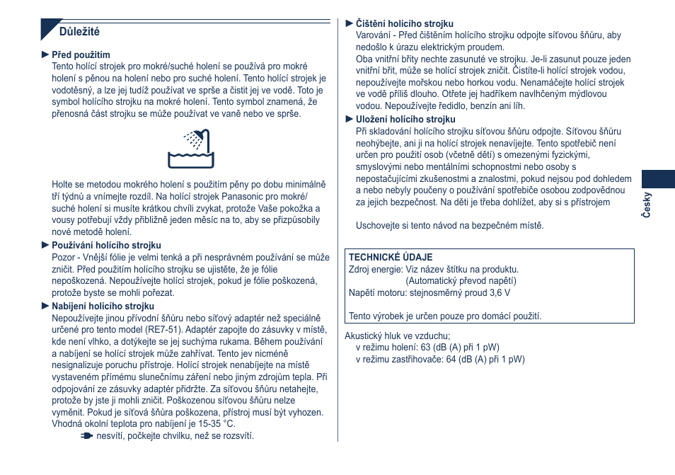 Panasonic ESGA21 User Manual | Page 75 / 108