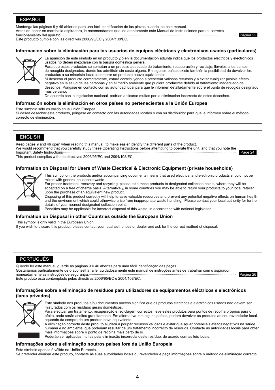 Panasonic MCCG881C User Manual | Page 4 / 48