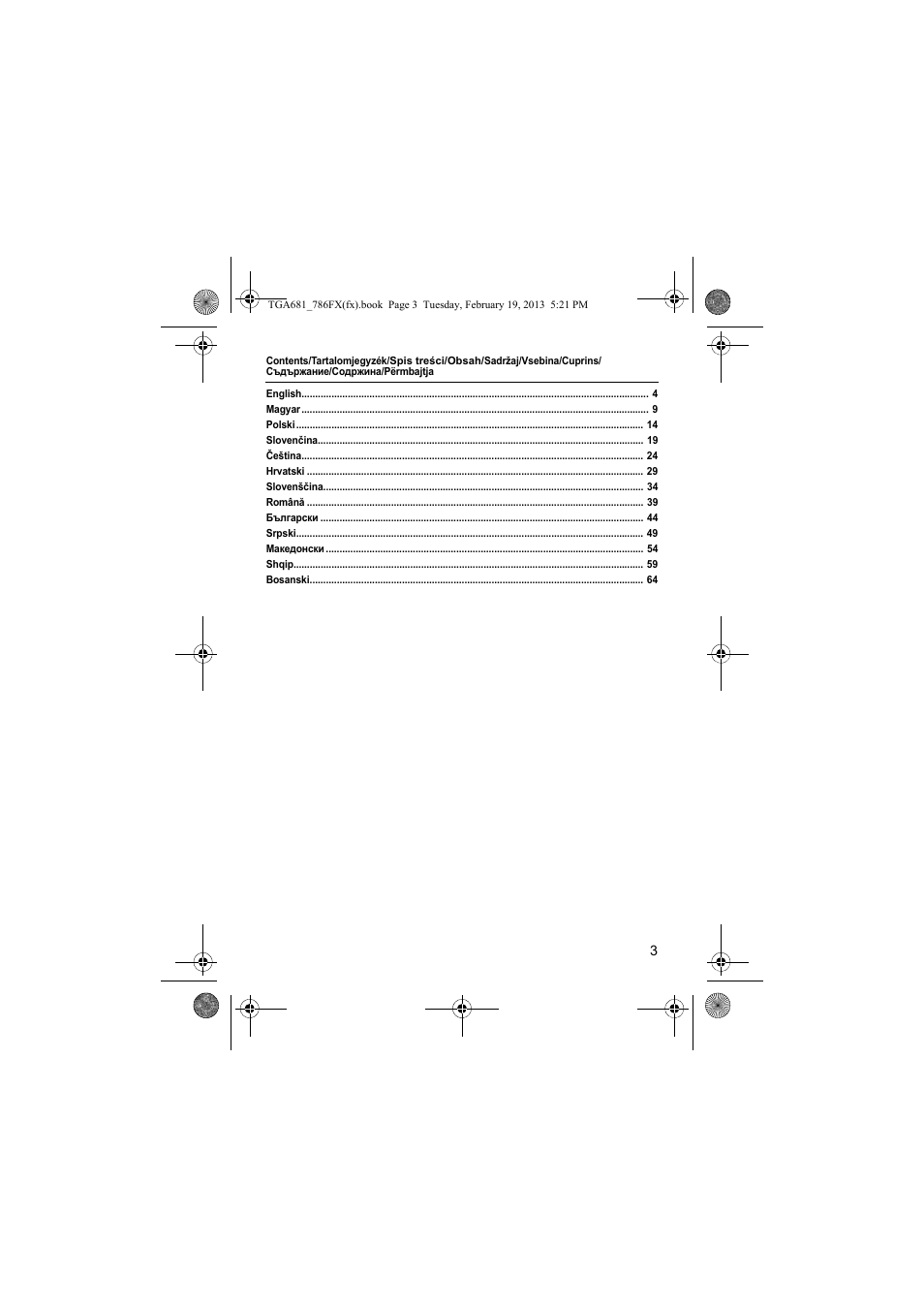 Panasonic KXTGA681FX User Manual | Page 3 / 76