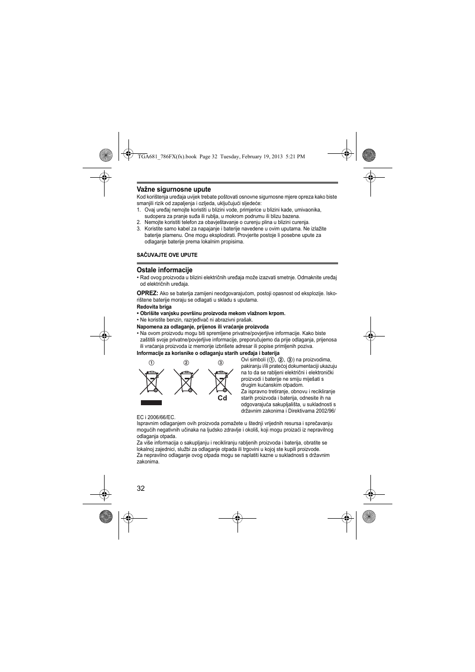Panasonic KXTGA681FX User Manual | Page 32 / 76