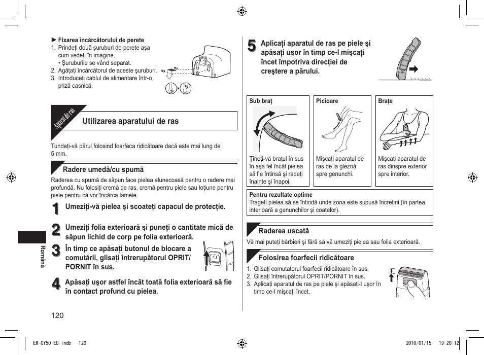 Panasonic ERGY30 User Manual | Page 120 / 136
