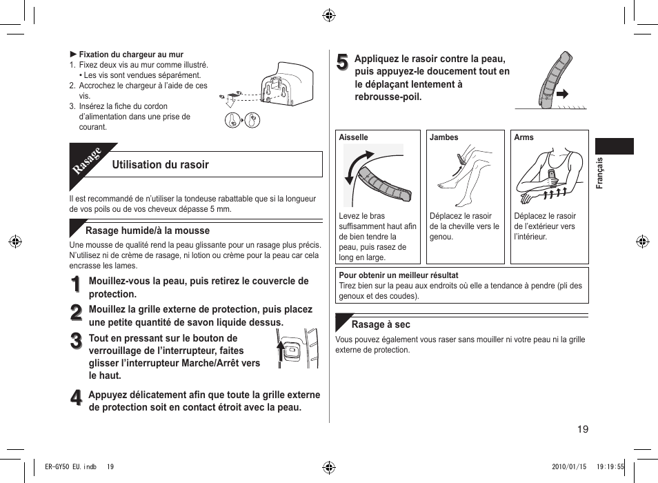 Panasonic ERGY30 User Manual | Page 19 / 136