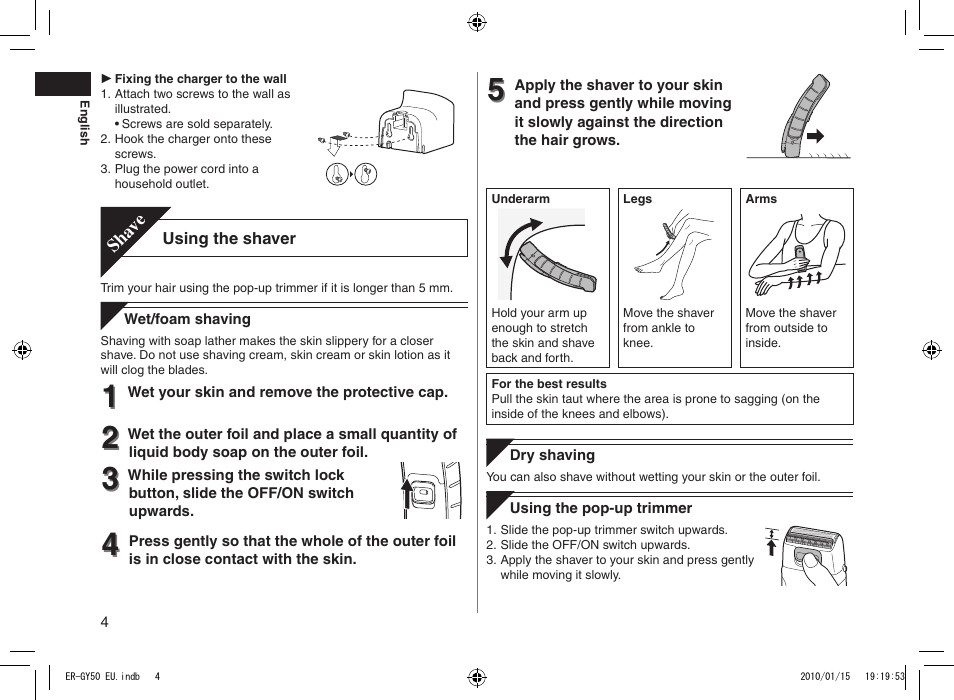 Panasonic ERGY30 User Manual | Page 4 / 136