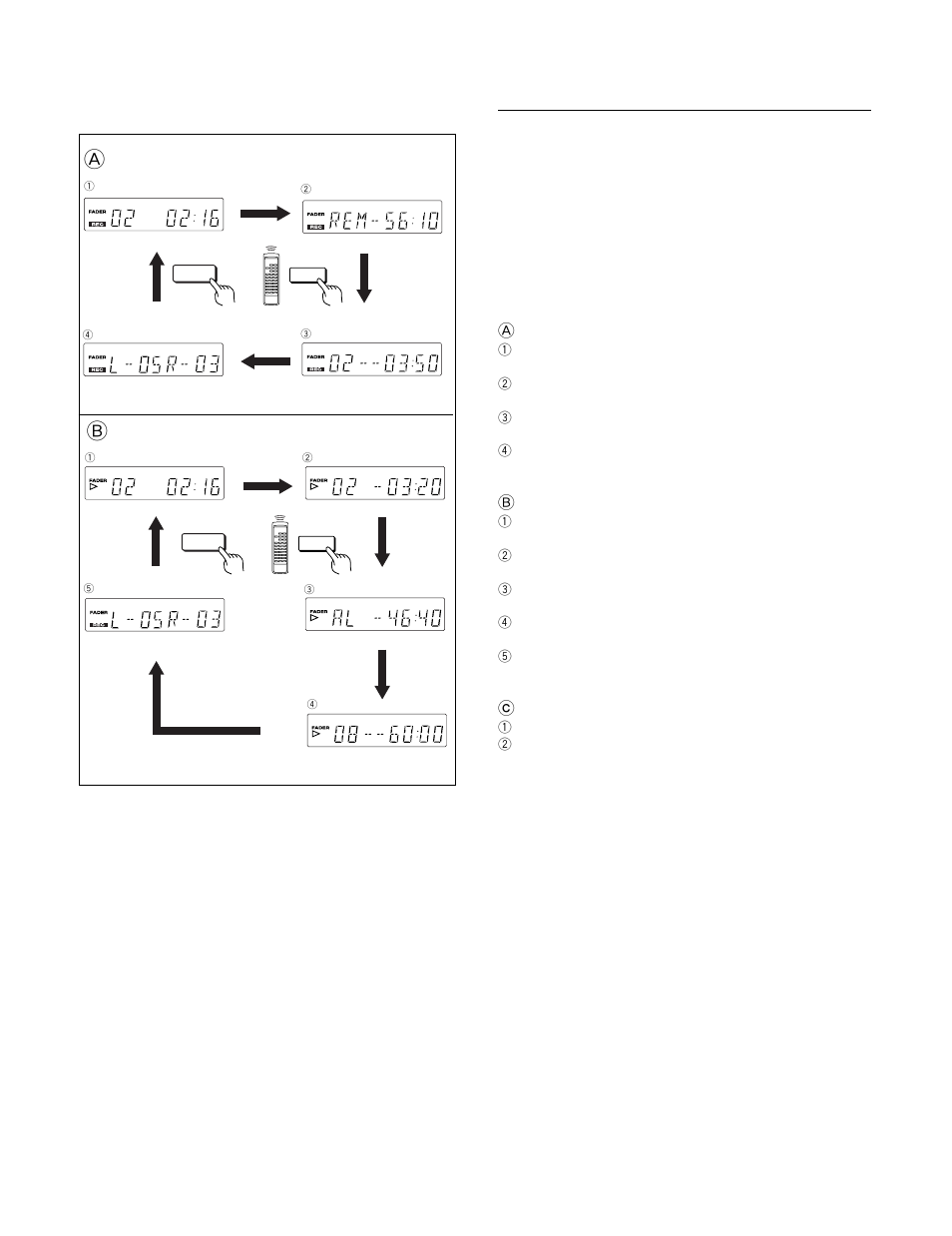 Switching the time display | Americana Appliances CDR-850 User Manual | Page 42 / 128