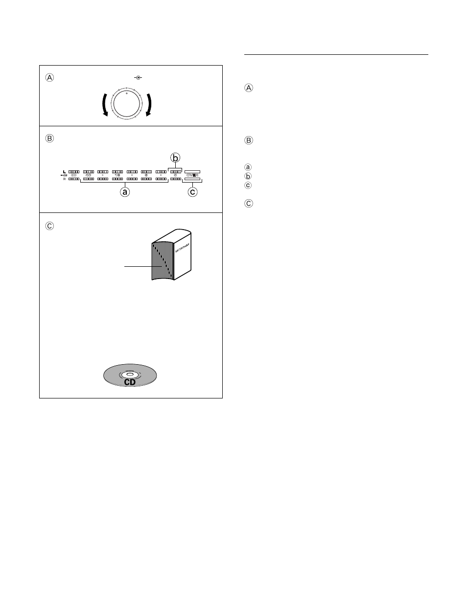 Ab c, Recording level adjustment | Americana Appliances CDR-850 User Manual | Page 68 / 128