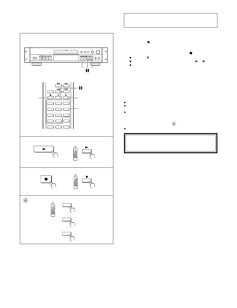 Playback, Starting and stopping playback | Americana Appliances CDR-850 User Manual | Page 94 / 128