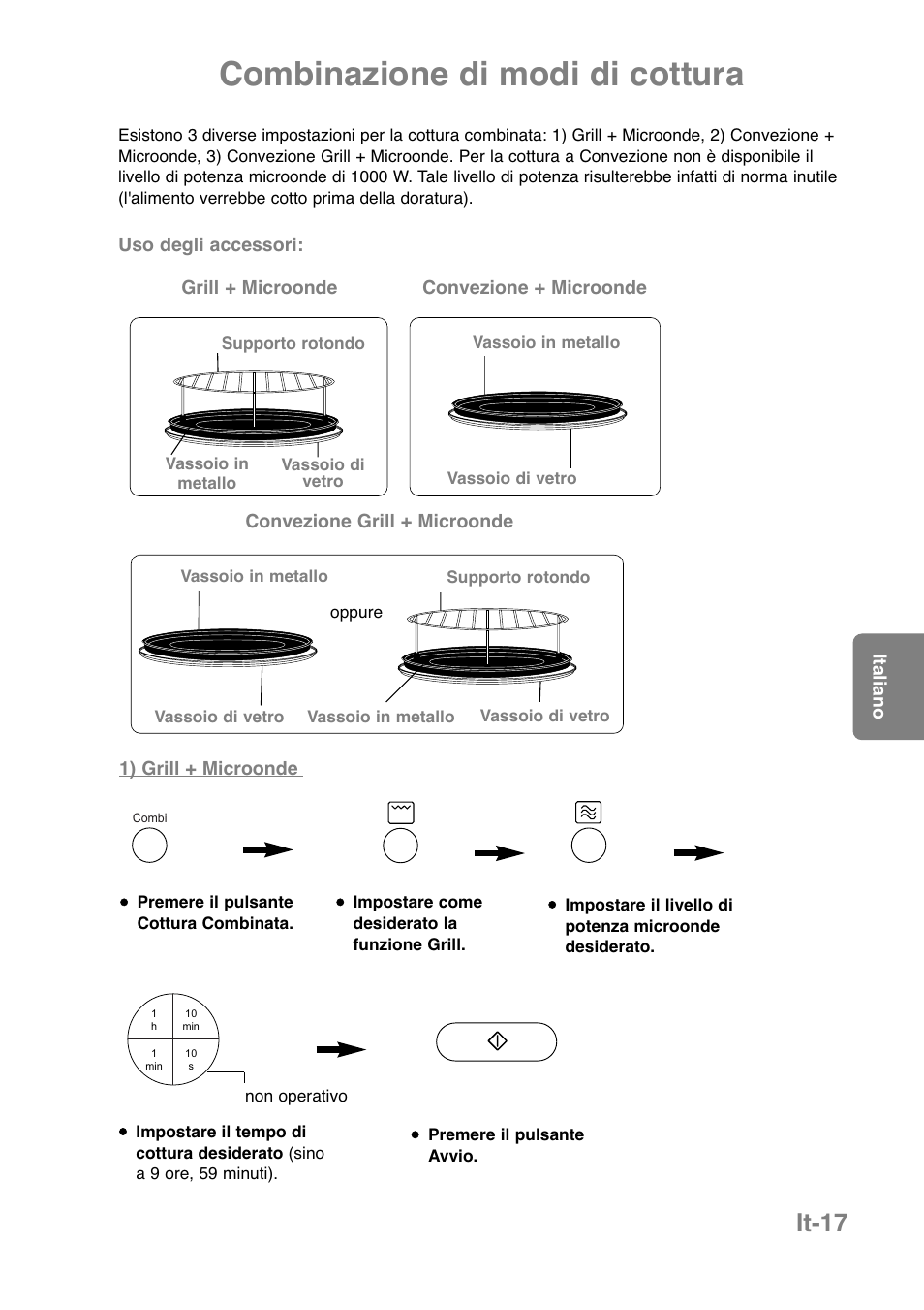 Combinazione di modi di cottura, It-17 | Panasonic NNCT850WEPG User Manual | Page 156 / 273