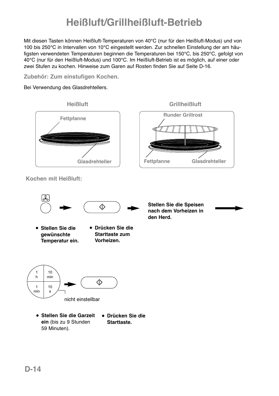 Heißluft/grillheißluft-betrieb, D-14 | Panasonic NNCT850WEPG User Manual | Page 50 / 273