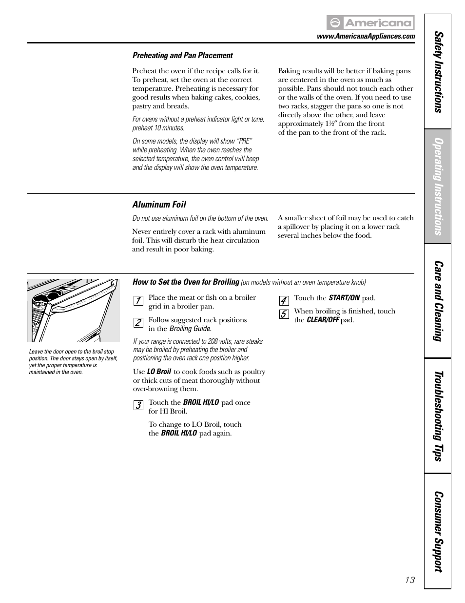 Americana Appliances ABS200 User Manual | Page 13 / 40