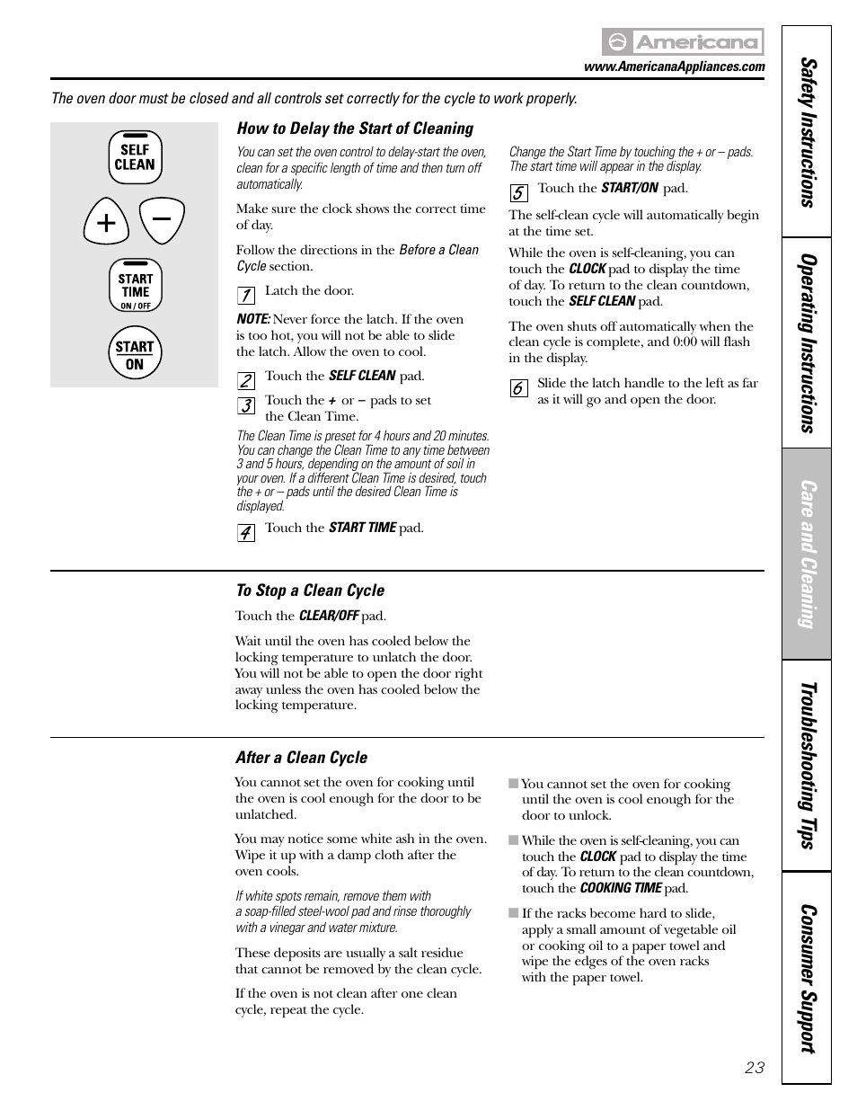 Americana Appliances ABS200 User Manual | Page 23 / 40