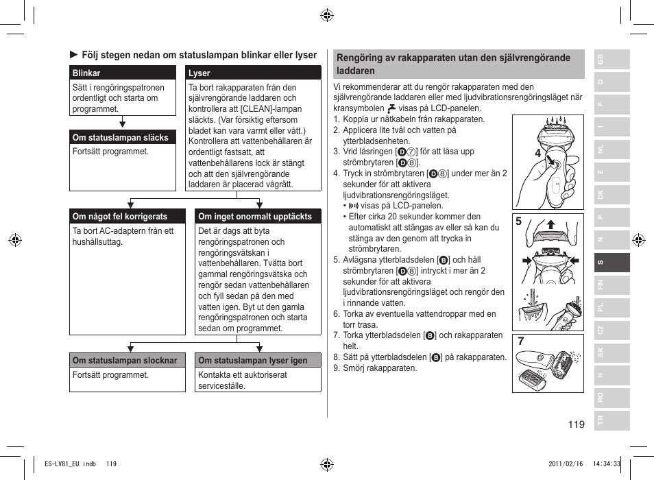 Panasonic ESLV81 User Manual | Page 119 / 210