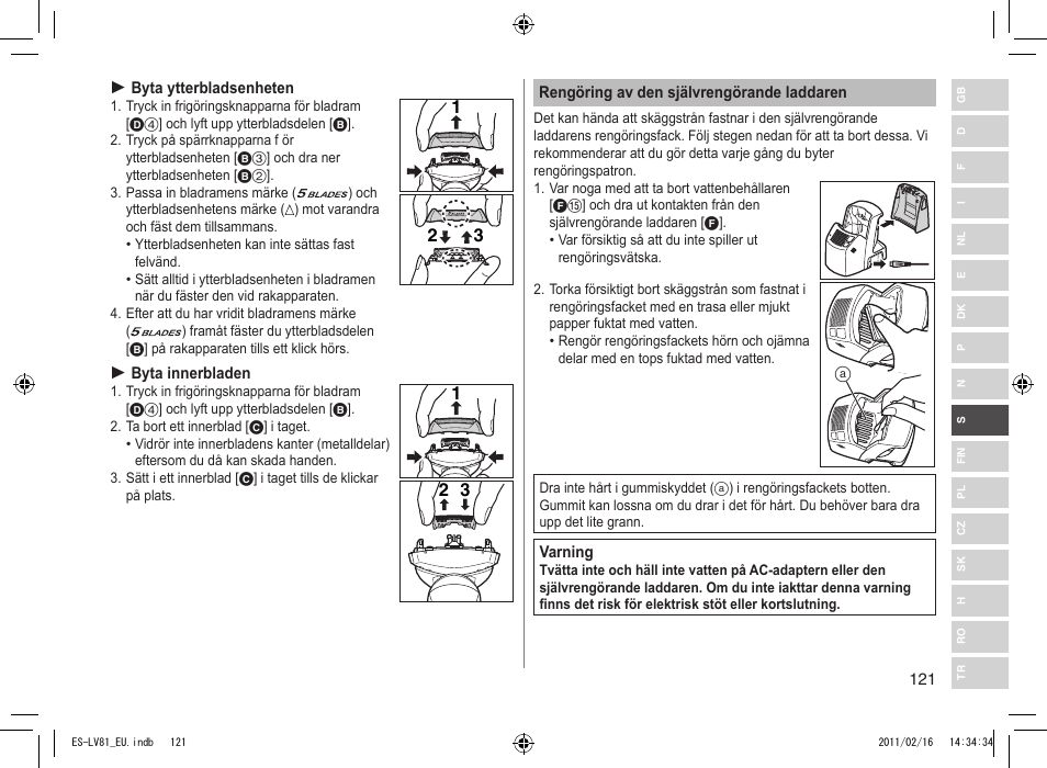 Panasonic ESLV81 User Manual | Page 121 / 210