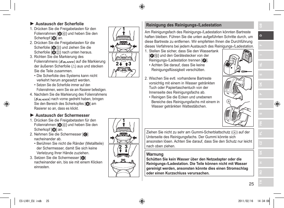 Panasonic ESLV81 User Manual | Page 25 / 210