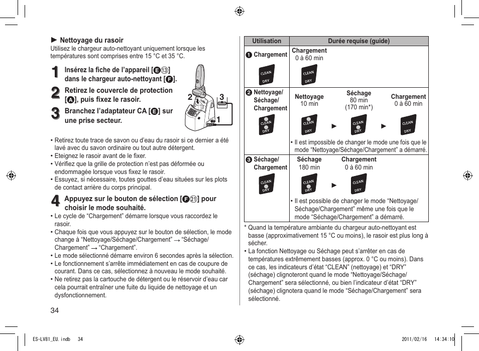 Panasonic ESLV81 User Manual | Page 34 / 210