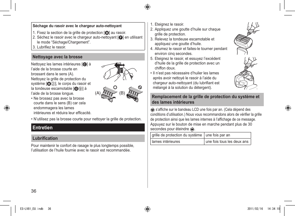 Panasonic ESLV81 User Manual | Page 36 / 210