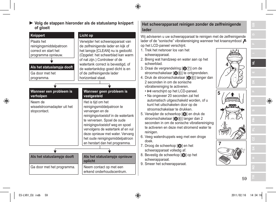 Panasonic ESLV81 User Manual | Page 59 / 210