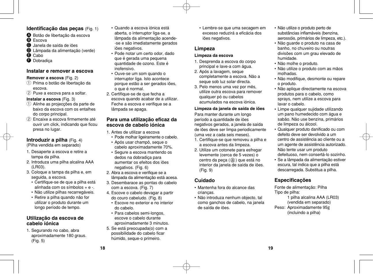 Panasonic EH2203 User Manual | Page 10 / 20