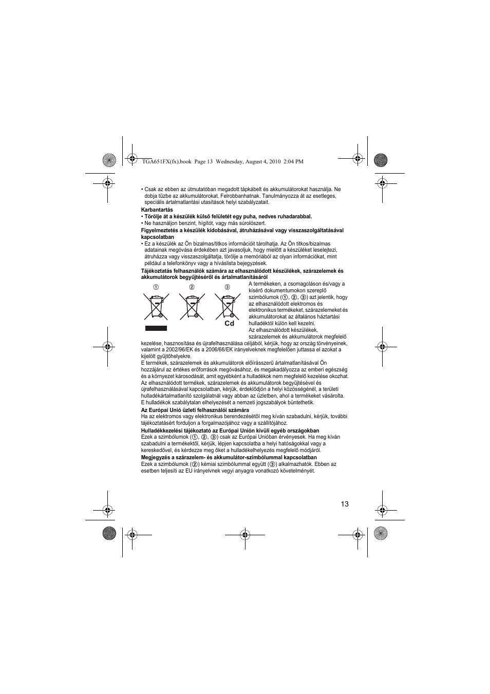 Panasonic KXTGA651FX User Manual | Page 13 / 76