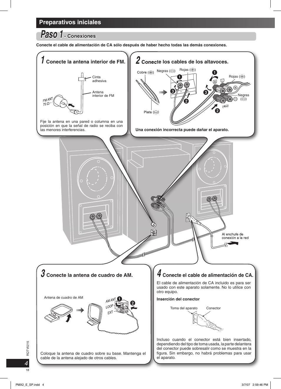 Paso 1 | Panasonic SCPMX2 User Manual | Page 18 / 58