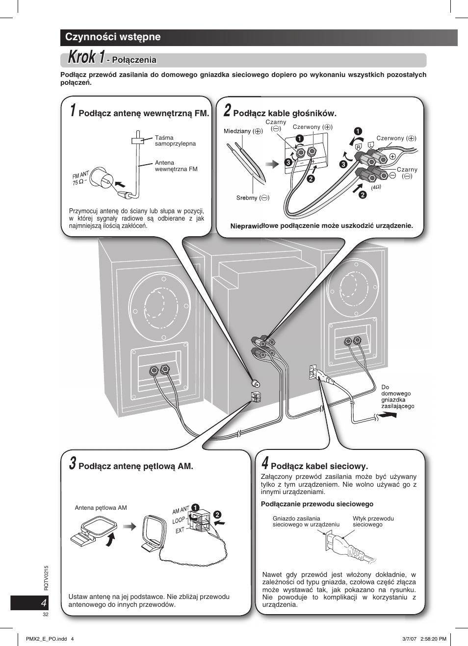 Krok 1 | Panasonic SCPMX2 User Manual | Page 32 / 58