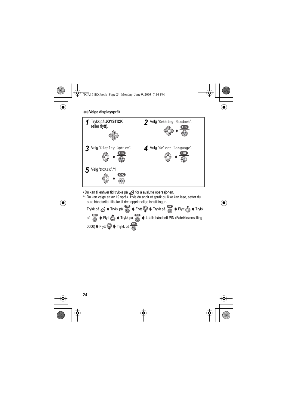 Panasonic KXTCA151EX User Manual | Page 24 / 76