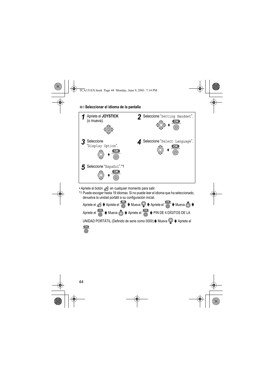 Panasonic KXTCA151EX User Manual | Page 44 / 76