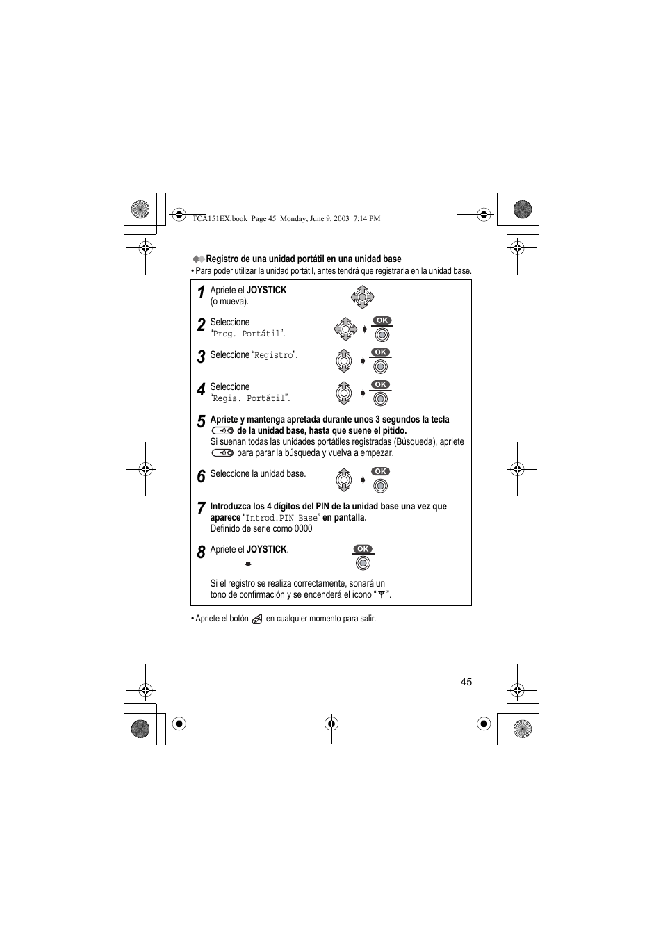 Panasonic KXTCA151EX User Manual | Page 45 / 76