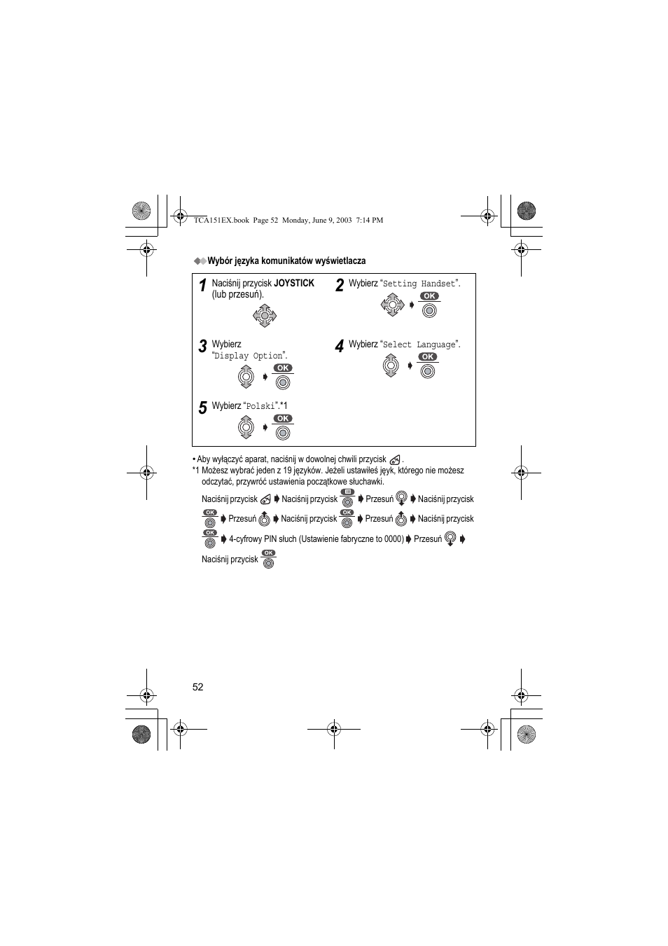 Panasonic KXTCA151EX User Manual | Page 52 / 76