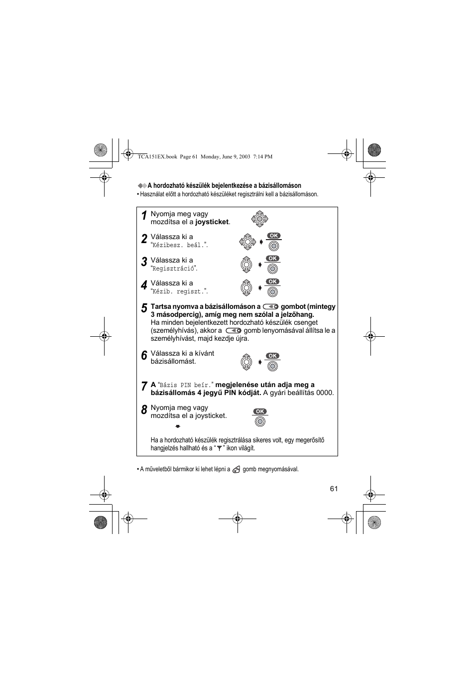 Panasonic KXTCA151EX User Manual | Page 61 / 76