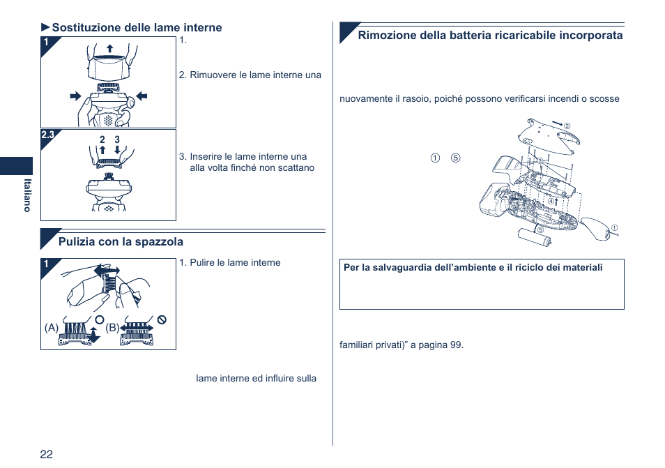 Panasonic ES8103 User Manual | Page 22 / 108