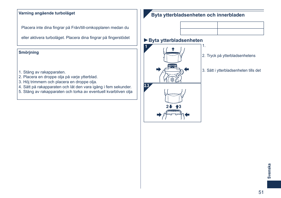 Panasonic ES8103 User Manual | Page 51 / 108