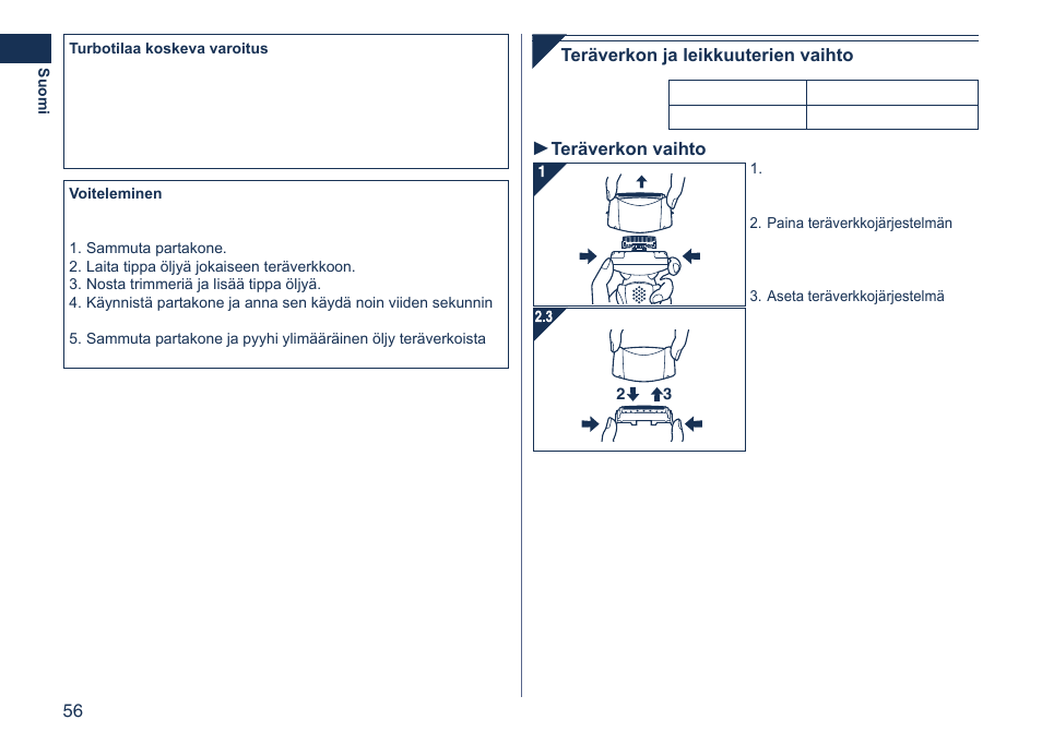 Panasonic ES8103 User Manual | Page 56 / 108