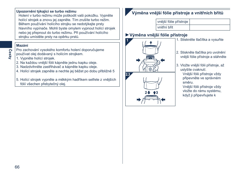 Panasonic ES8103 User Manual | Page 66 / 108