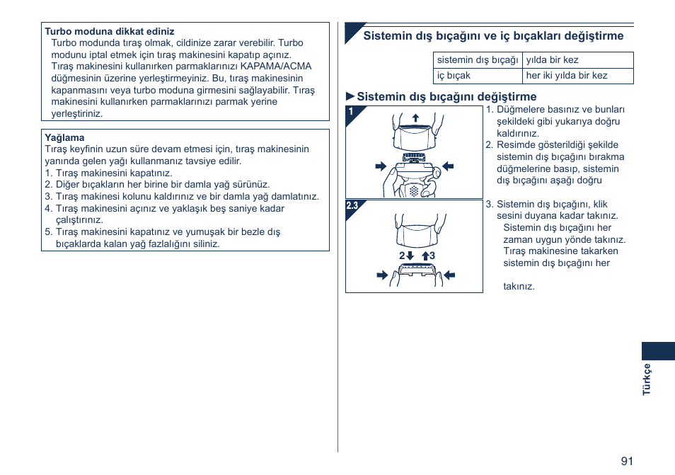 Panasonic ES8103 User Manual | Page 91 / 108