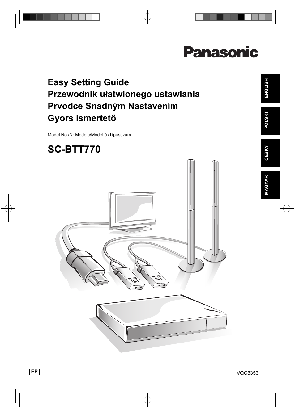 Panasonic SCBTT770EP User Manual | 20 pages