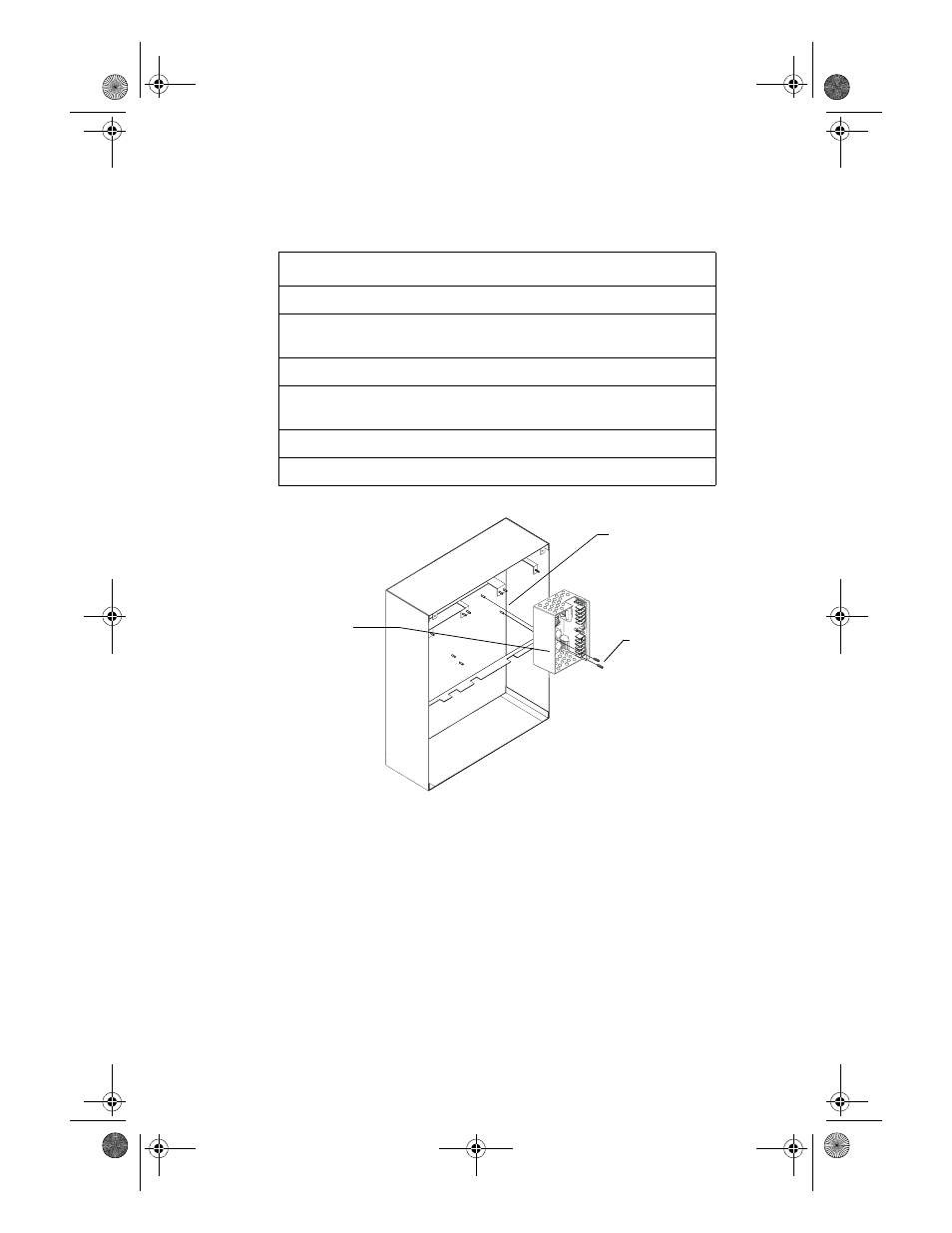Mounting an adt-aps-6r in a adt-cab-400aa backbox | ADT Security Services ADT-APS-6R User Manual | Page 10 / 26