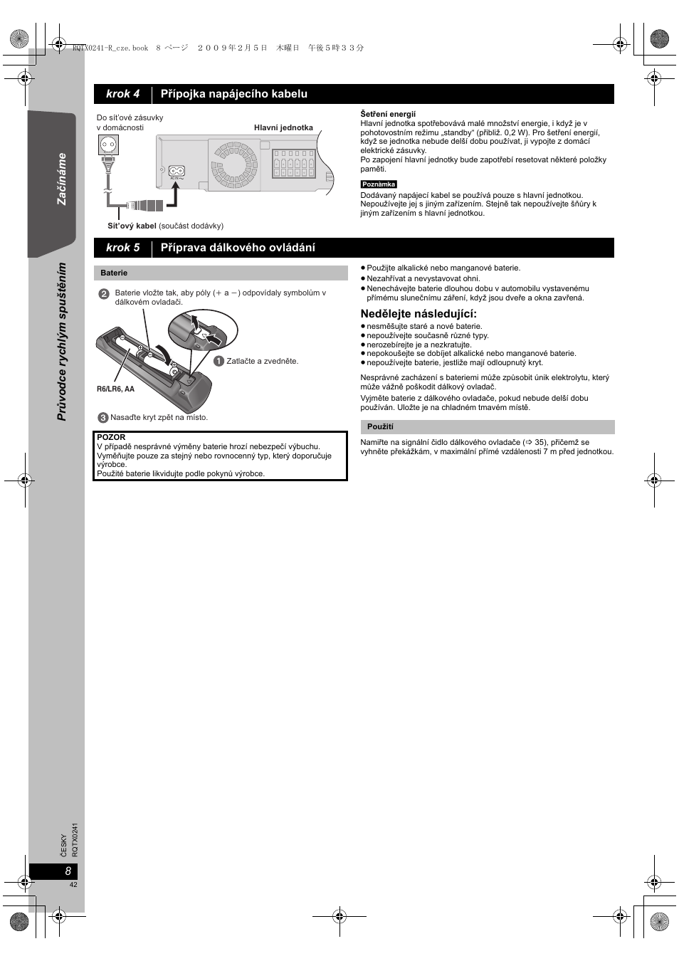 Panasonic SCPT170 User Manual | Page 42 / 104