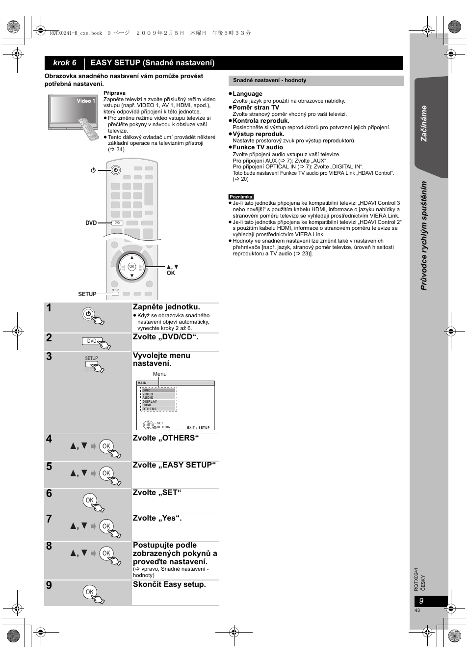 Panasonic SCPT170 User Manual | Page 43 / 104