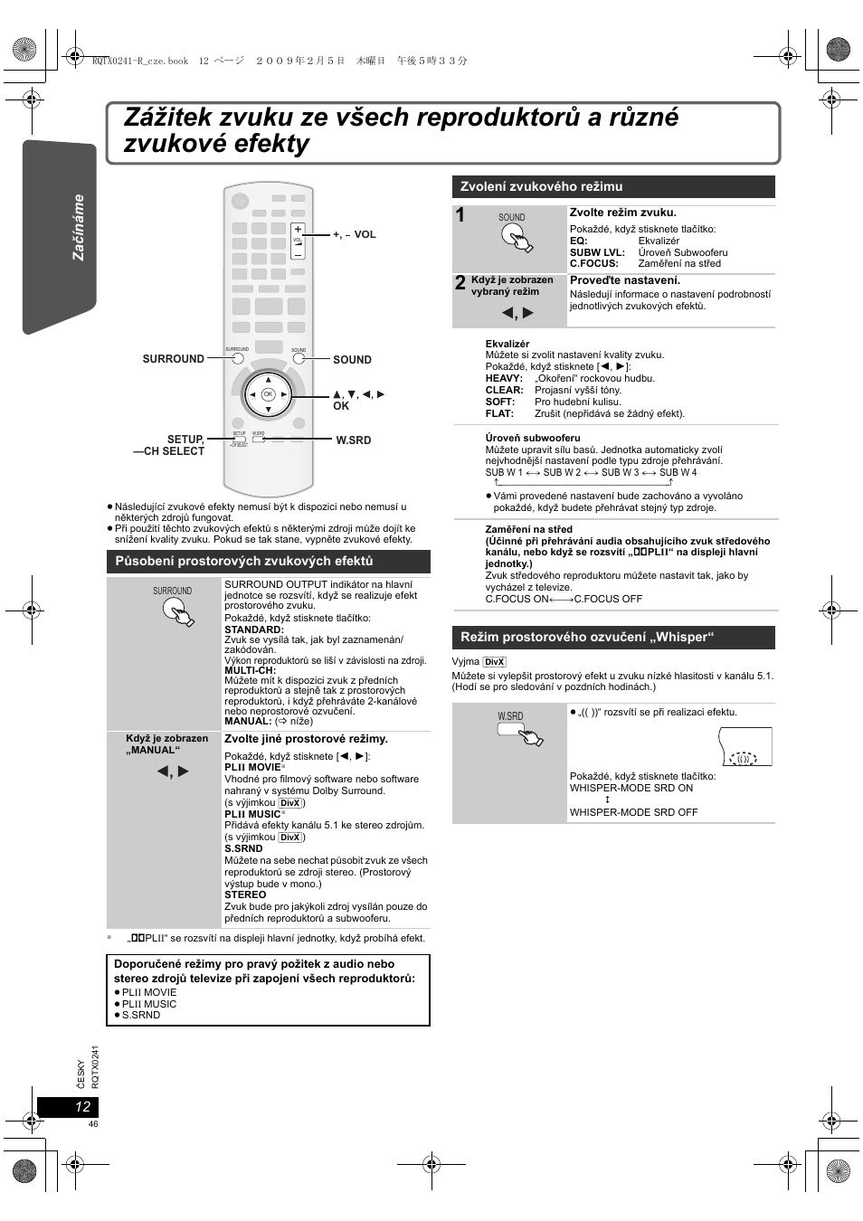 Panasonic SCPT170 User Manual | Page 46 / 104
