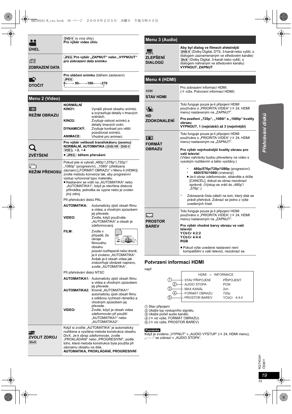 Panasonic SCPT170 User Manual | Page 53 / 104
