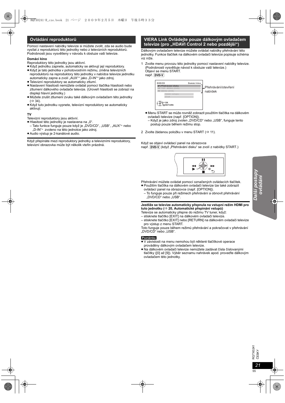 Panasonic SCPT170 User Manual | Page 55 / 104