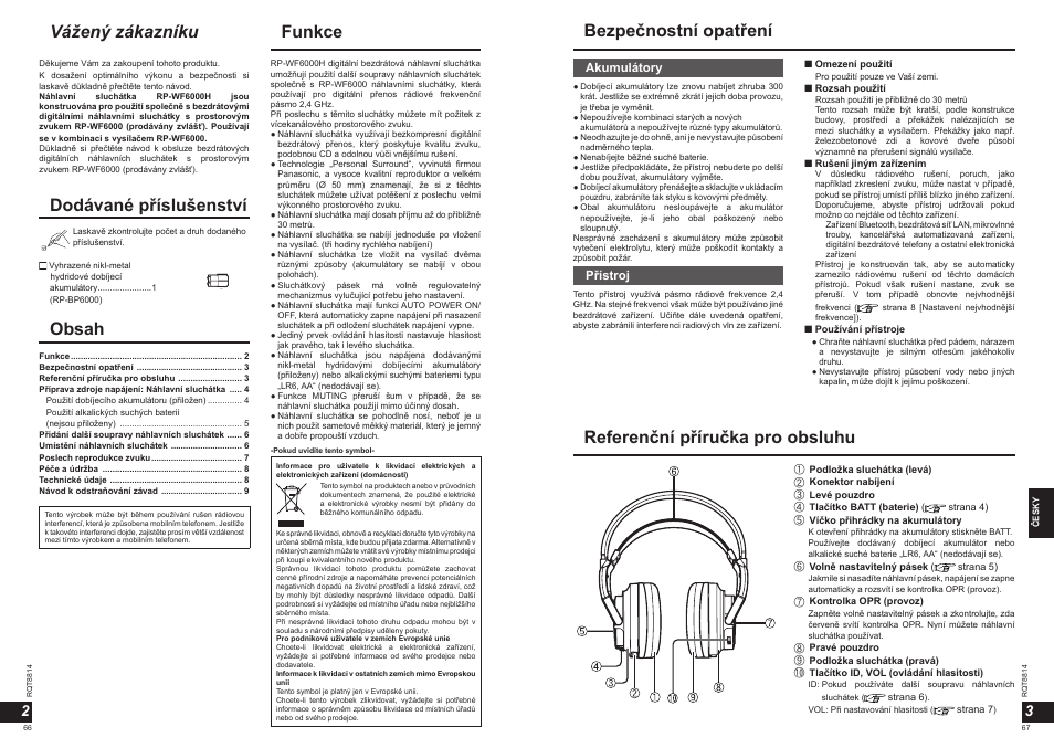 Panasonic RPWF6000H User Manual | Page 34 / 51